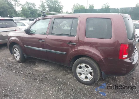 2013 Honda Pilot Lx z USA, uszkodzony, nr VIN 5FNYF4H20DB074962